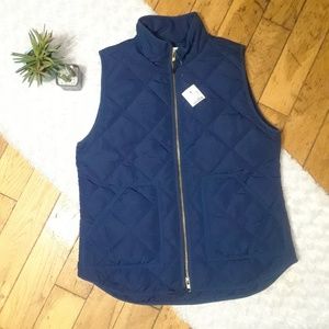 NWT J.CREW Mercantile Quilted Puffer Vest